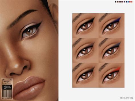 The Sims Resource Eyeliner N37 Sims 4 Cc Makeup Sims Sims 4