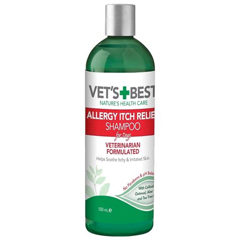 Vet's Best Allergy Itch Relief Dog Shampoo 16 oz - Naturally For Pets