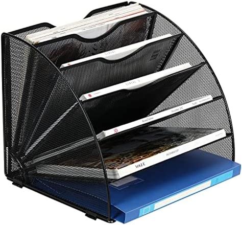 Easypag Mesh Desktop File Sorter Organizer Slots Fanshaped Office