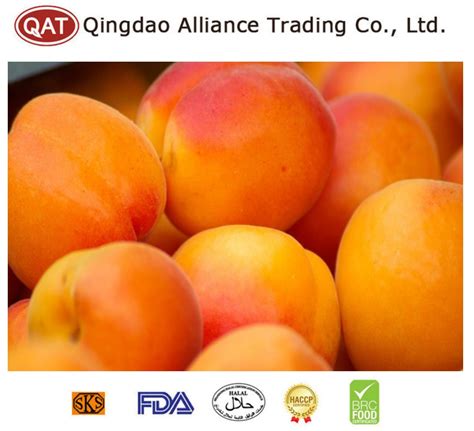 Bulk Iqf Fruits Frozen Apricot Halve With Kosher Haccp Brc