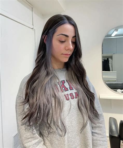 Black Hair With Bleach Blonde Underneath