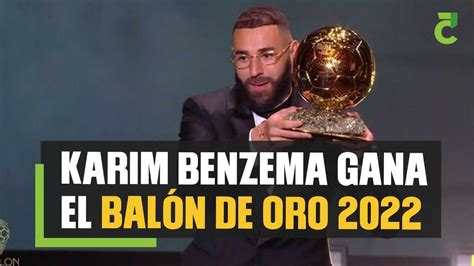 Karim Benzema Gana El Bal N De Oro