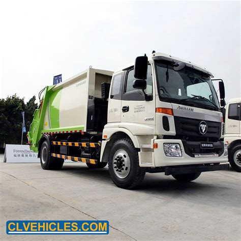 Foton Cbm Rubbish Compactor Waste Compression Equipment Garbage