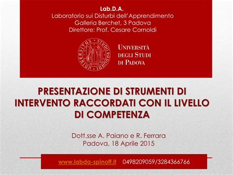 PDF Lab D A Laboratorio Sui Disturbi DellApprendimento Del