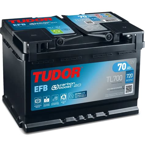 Tudor TL700 Bateria De Carro Start Stop Tudor 70Ah 12V