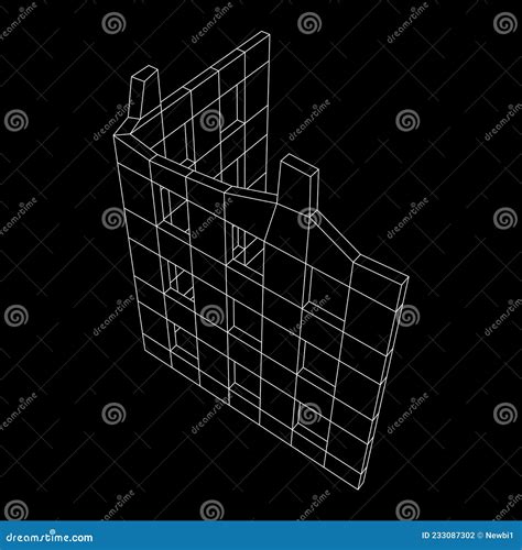 Destroyed Building Ruin And Concrete War Destruction Concept Stock