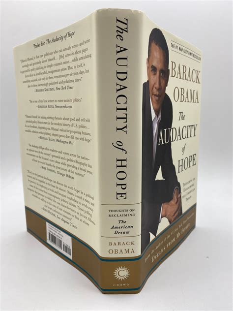 The Audacity Of Hope Barack Obama Signed Book