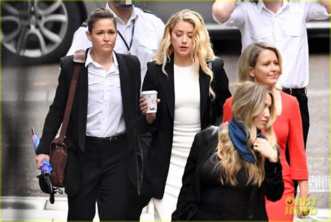 Amber Heard Leaves High Court With Her Team As Johnny Depps Libel Case