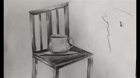 Still Life Basic Still Life Drawing Cup And Dish On The Table