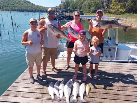 Beaver Lake Striped Bass Fishing Report Guided Striper