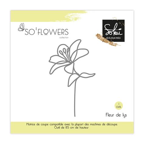 Sokai Collezione So Flowers Set Di Fustelle Fleur De Lys Il