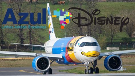 New AZUL DISNEY Logojet DONALD On Airbus A320 Neo Airbus Factory