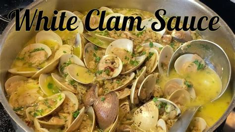 How To Make White Clam Sauce With Linguini Youtube Clam Sauce