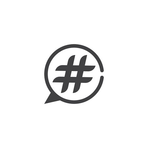 Hashtag symbol creative design template 8441816 Vector Art at Vecteezy