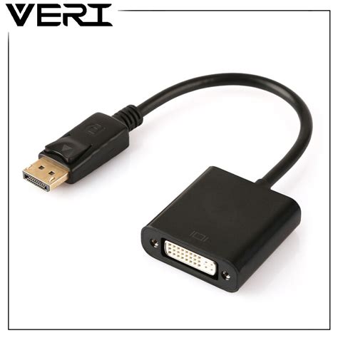 Veri Dpกับdviอะแดปเตอร์displayportสายdvi Adapterแปลงระหว่างชายกับหญิง