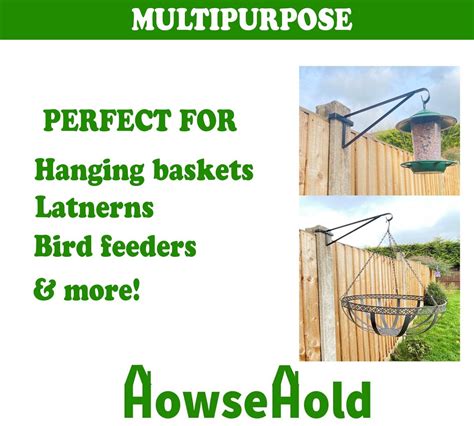 Hanging Basket Brackets For Concrete Fence Posts Hooks H Section Set