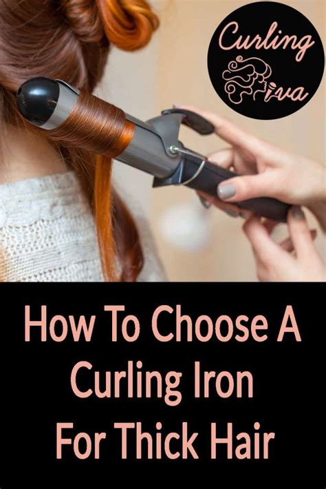 How To Choose A Curling Iron For Thick Hair | Good curling irons, Bun ...