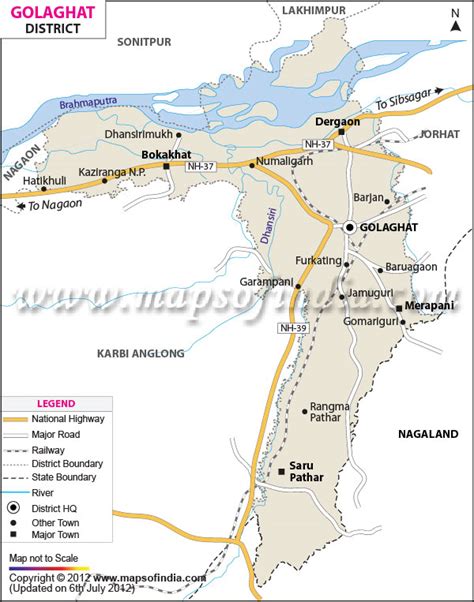 Golaghat District Map