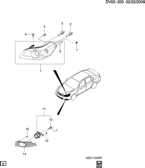 Epica Lamps Front Chevrolet EPC Online Nemiga