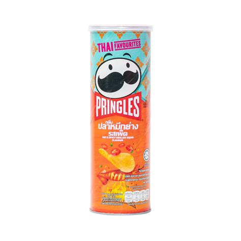Чипсы Pringles Hot Spicy с кальмарами на гриле г Snack Pringles Hot Spicy Grilled Squid