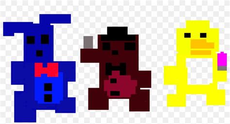 Five Nights At Freddy S Pixel Art Grid