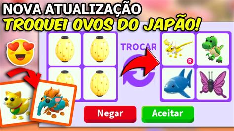 TROCANDO OVOS DO JAPÃO NOVO OVO NOVA ATUALIZAÇÃO ADOPT ME YouTube