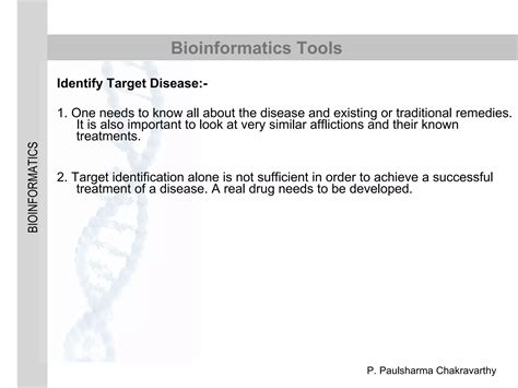 Bioinformatics And Drug Discovery PPT