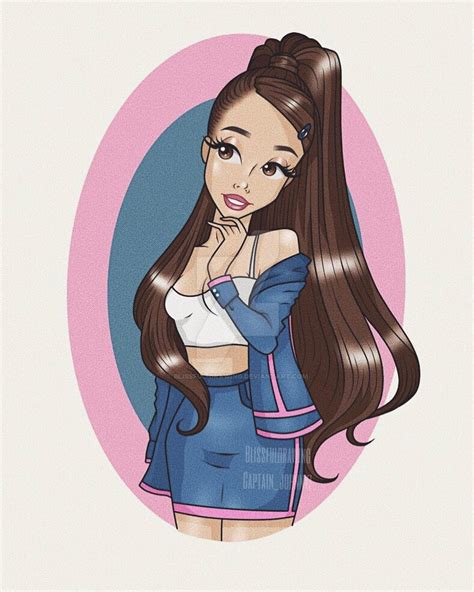 Ariana Grande Cartoon by blissful-drawing on DeviantArt