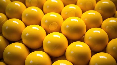 Rows Of Yellow Billiard Balls With A Textured Background Billiard