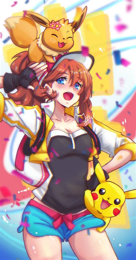 Pokemon Letsgo Female Trainer By Meowyin On Deviantart