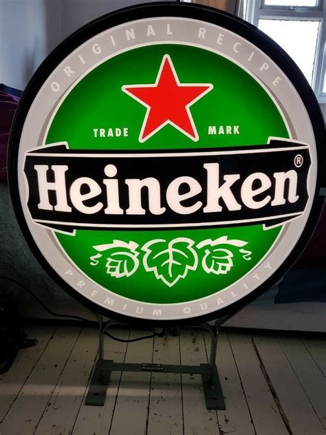 Light Up Heineken Sign With Led Technology