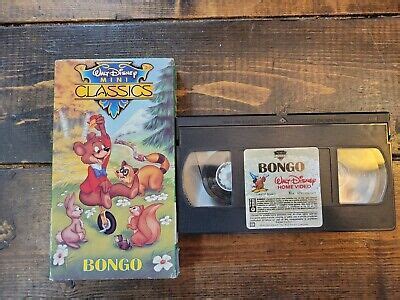 Walt Disney Mini Classics Bongo Vhs Animated Vintage S New