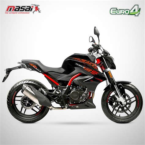 Moto Furious 125 Rouge Homologuée Euro 4 Moto MASAI 125cc 4T