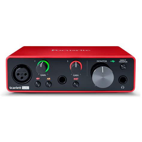 FOCUSRITE Scarlett Solo 3rd Gen - купить в Музторге недорого: звуковые ...