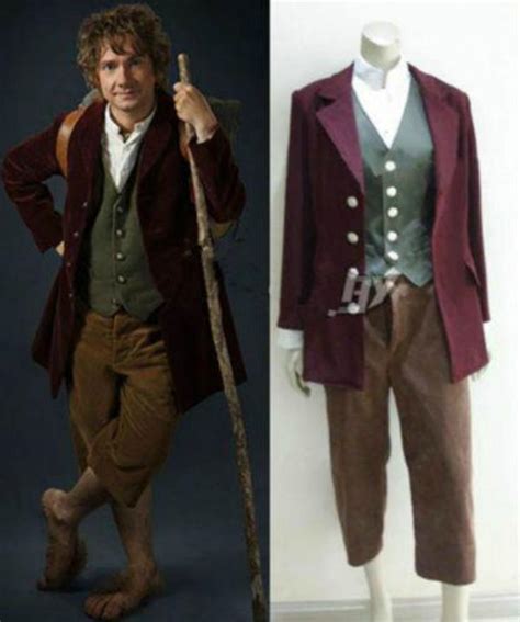 Authentic Bilbo Baggins Cosplay Costume From The Hobbit And The Lord Of