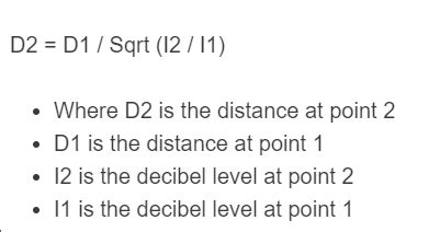 Decibel Distance Calculator - Calculator Academy