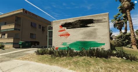 The flag of Palestine graffiti - GTA5-Mods.com