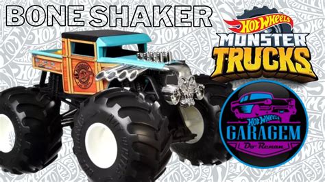 BONE SHAKER HOT WHEELS MONSTER TRUCKS OVERSIZED FYJ83 YouTube