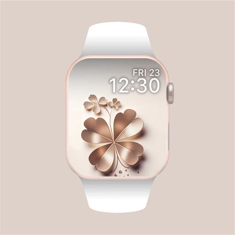 Four Leaf Clover Apple Watch Wallpaper Rose Gold Apple Watch - Etsy ...