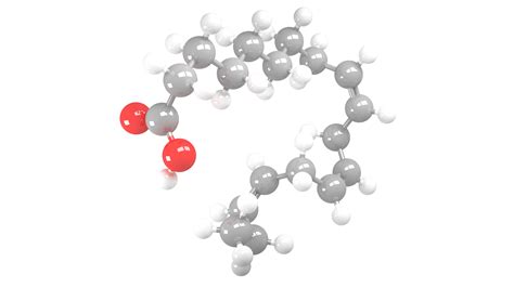 Modello 3D Acido linolenico - Struttura molecolare C18H30O2 - TurboSquid 1752723