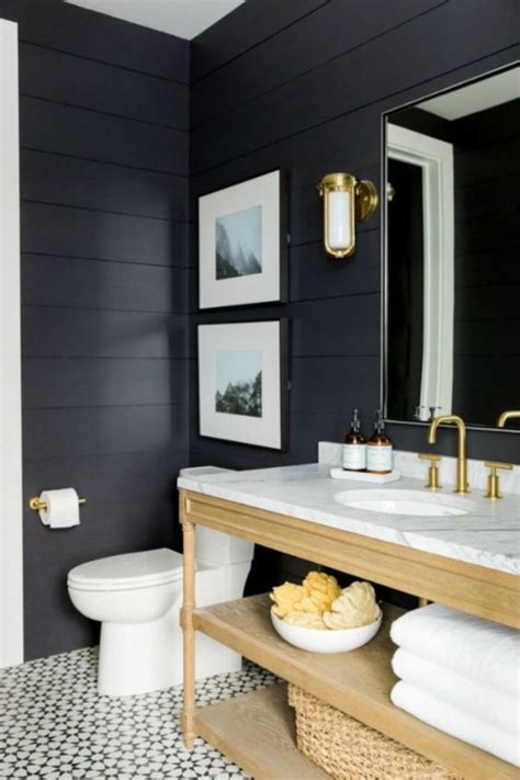 46 Paint Colors Farmhouse Bathroom Ideas | Painting bathroom, Wood tile ...