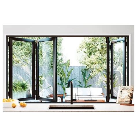 Australian Standard Original Supplier Double Glazed Aluminum Foldable