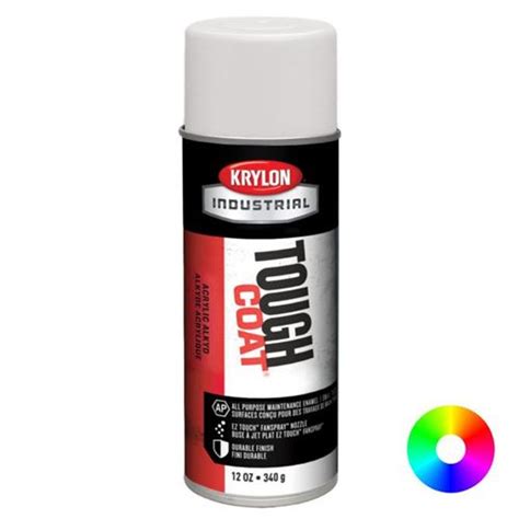 Krylon Tough Coat Acrylic Alkyd Enamel Aerosol MacMor Industries