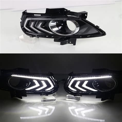 Csgjmy 2Pcs Ford Mondeo Fusion 2013 2014 2015 2016 2016 Car Drl 12V Led