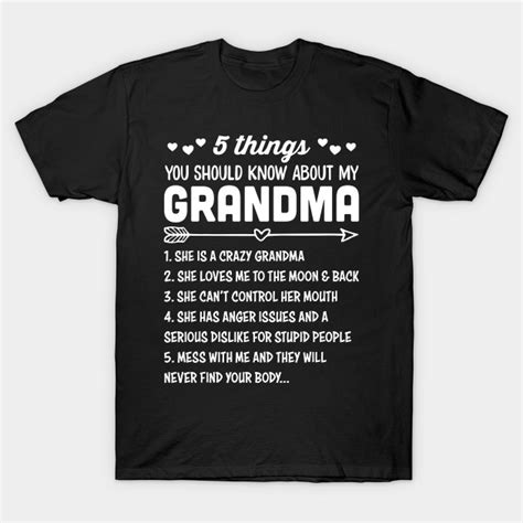 Funny Grandma 5 Things You Should Know About My Grandma Funny Grandma