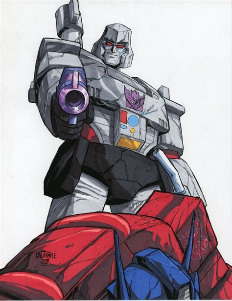 Megatron Vs Optimus Prime By Scott Dalrymple Transformers Megatron