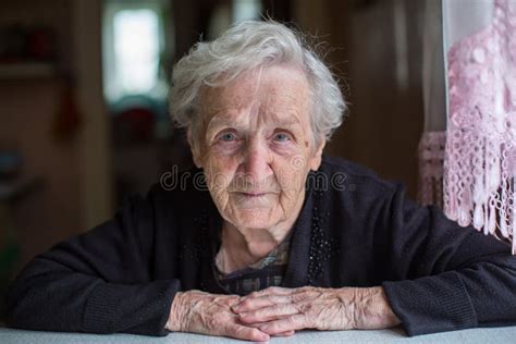 Portrait Of An Old Nude Woman Stock Photo Image Of Person Emotional