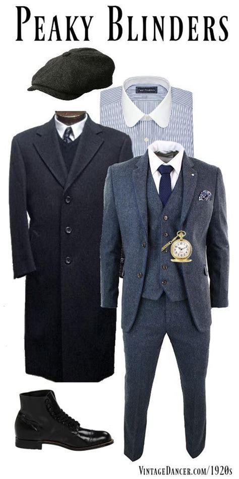 Peaky Blinders Outfit Costume Thomas Shelby Gangster Get The Look At