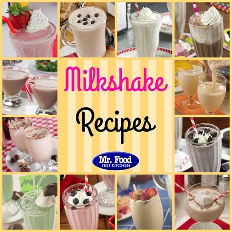 Vintage Diner Recipes: 14 Easy Milkshake Recipes | MrFood.com