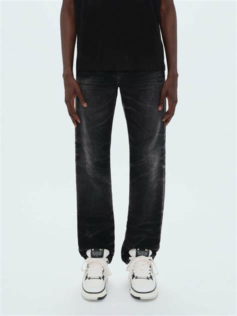 Stack Straight Jean Faded Black Amiri Mens Denim Steven Payco